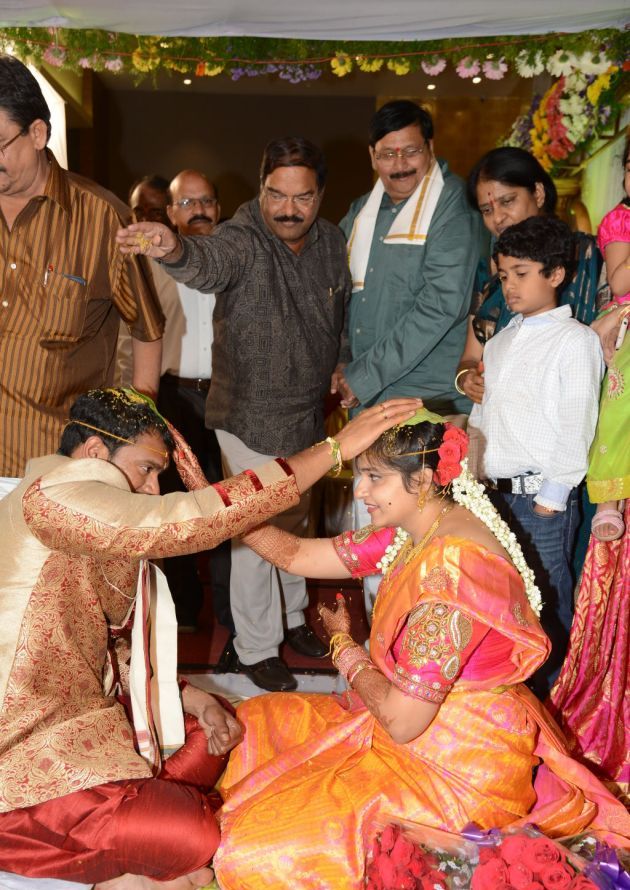 Celebs at Director K Vasu Daughter Wedding Photos