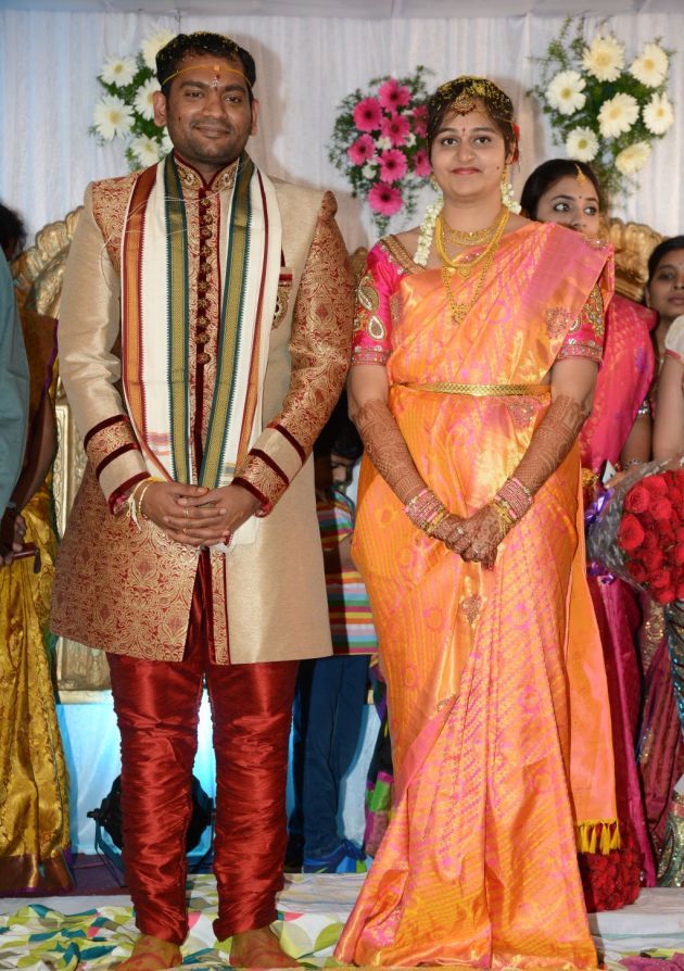 Celebs at Director K Vasu Daughter Wedding Photos