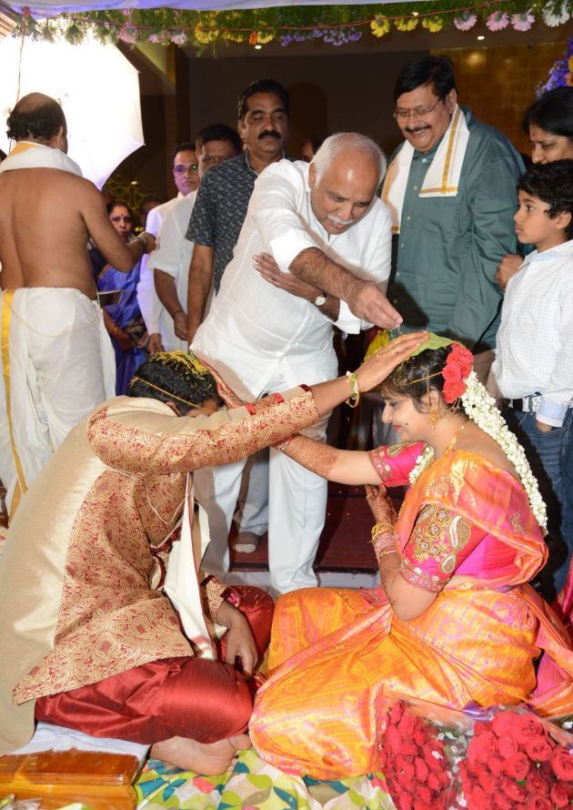 Celebs at Director K Vasu Daughter Wedding Photos