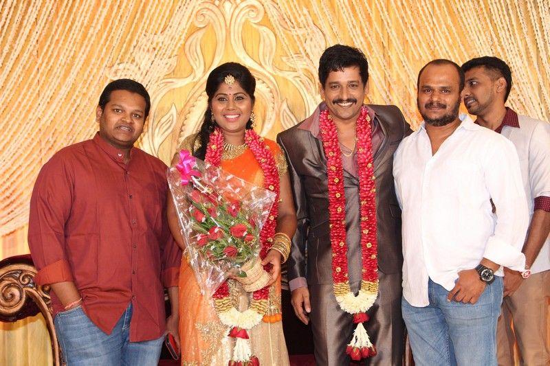 Celebs at Gayathri Devi Wedding Reception Photos