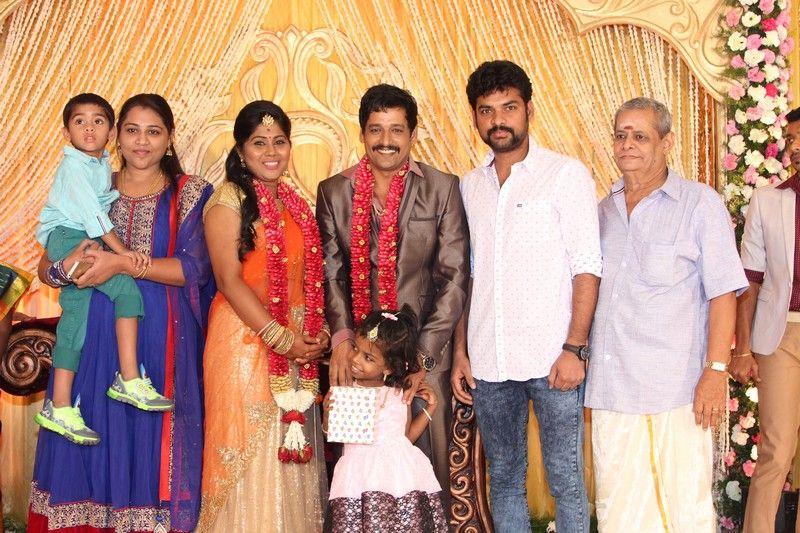 Celebs at Gayathri Devi Wedding Reception Photos