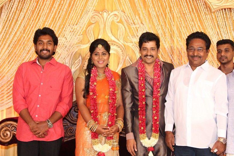 Celebs at Gayathri Devi Wedding Reception Photos