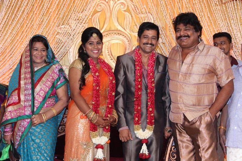 Celebs at Gayathri Devi Wedding Reception Photos