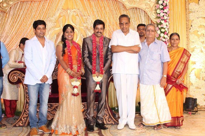 Celebs at Gayathri Devi Wedding Reception Photos