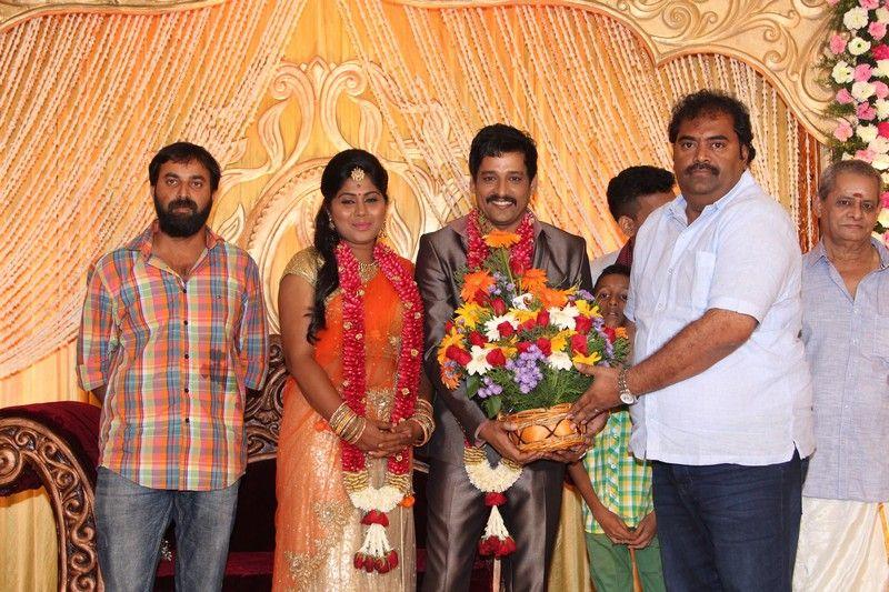 Celebs at Gayathri Devi Wedding Reception Photos