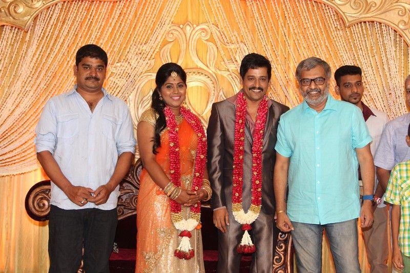 Celebs at Gayathri Devi Wedding Reception Photos