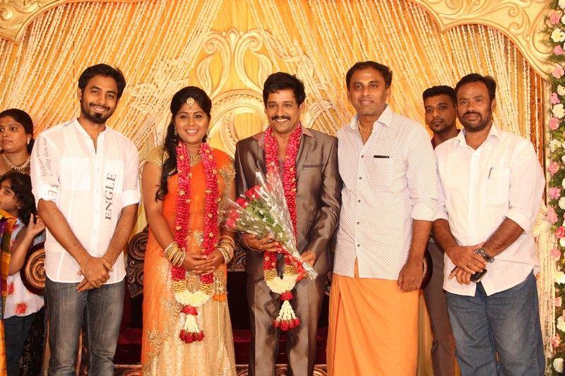 Celebs at Gayathri Devi Wedding Reception Photos