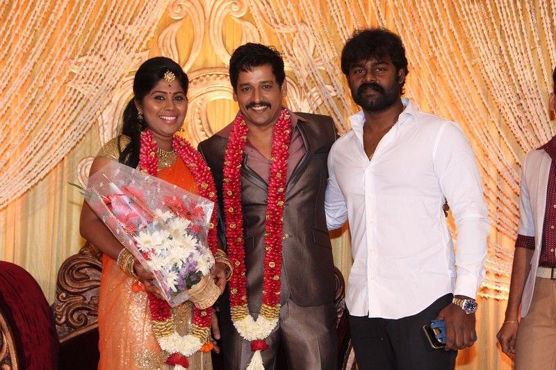 Celebs at Gayathri Devi Wedding Reception Photos