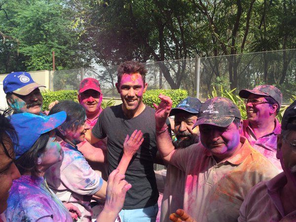 Celebs at Holi Celebrations Photos