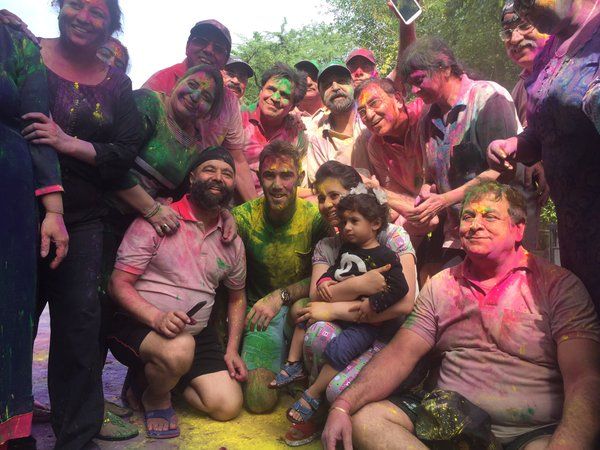 Celebs at Holi Celebrations Photos