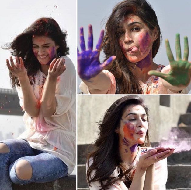 Celebs at Holi Celebrations Photos