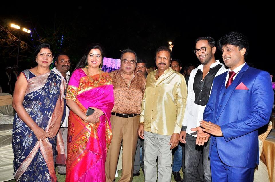 celebs At Jayaprada's Son Wedding Reception