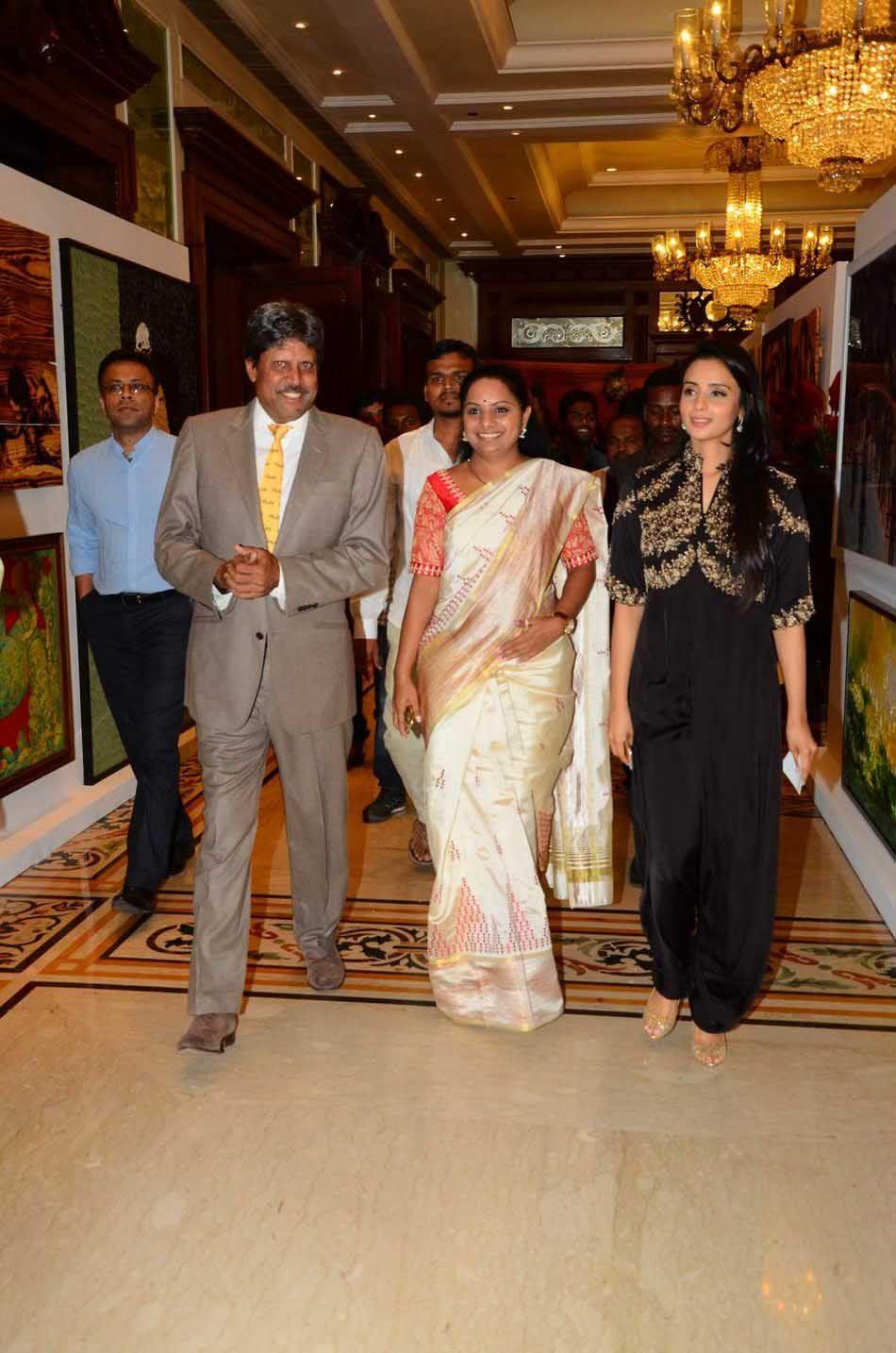 Celebs At Kapil Dev NGO Khushii Art Auction Photos