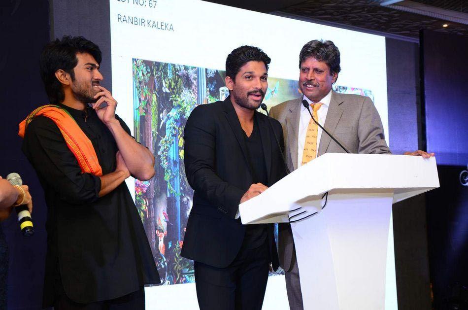 Celebs At Kapil Dev NGO Khushii Art Auction Photos