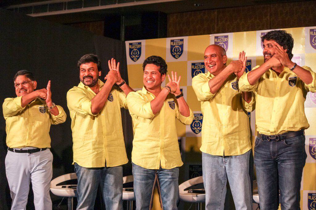 Celebs At Kerala Blasters Launch Photos