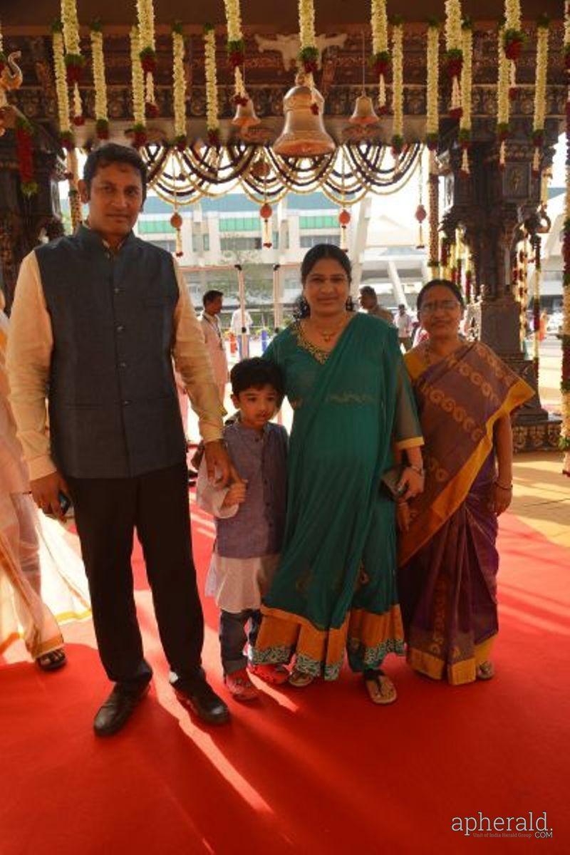 Celebs At Manchu Manoj Wedding