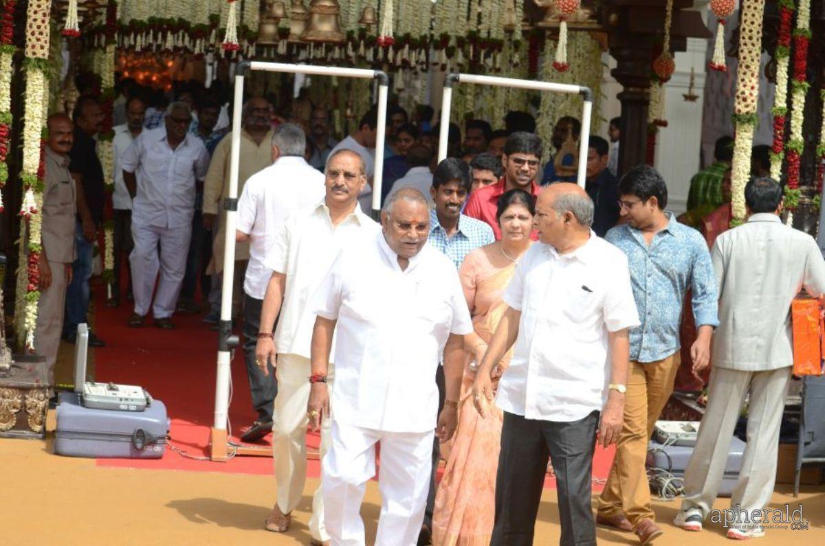 Celebs At Manchu Manoj Wedding