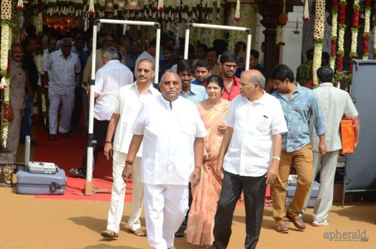 Celebs At Manchu Manoj Wedding