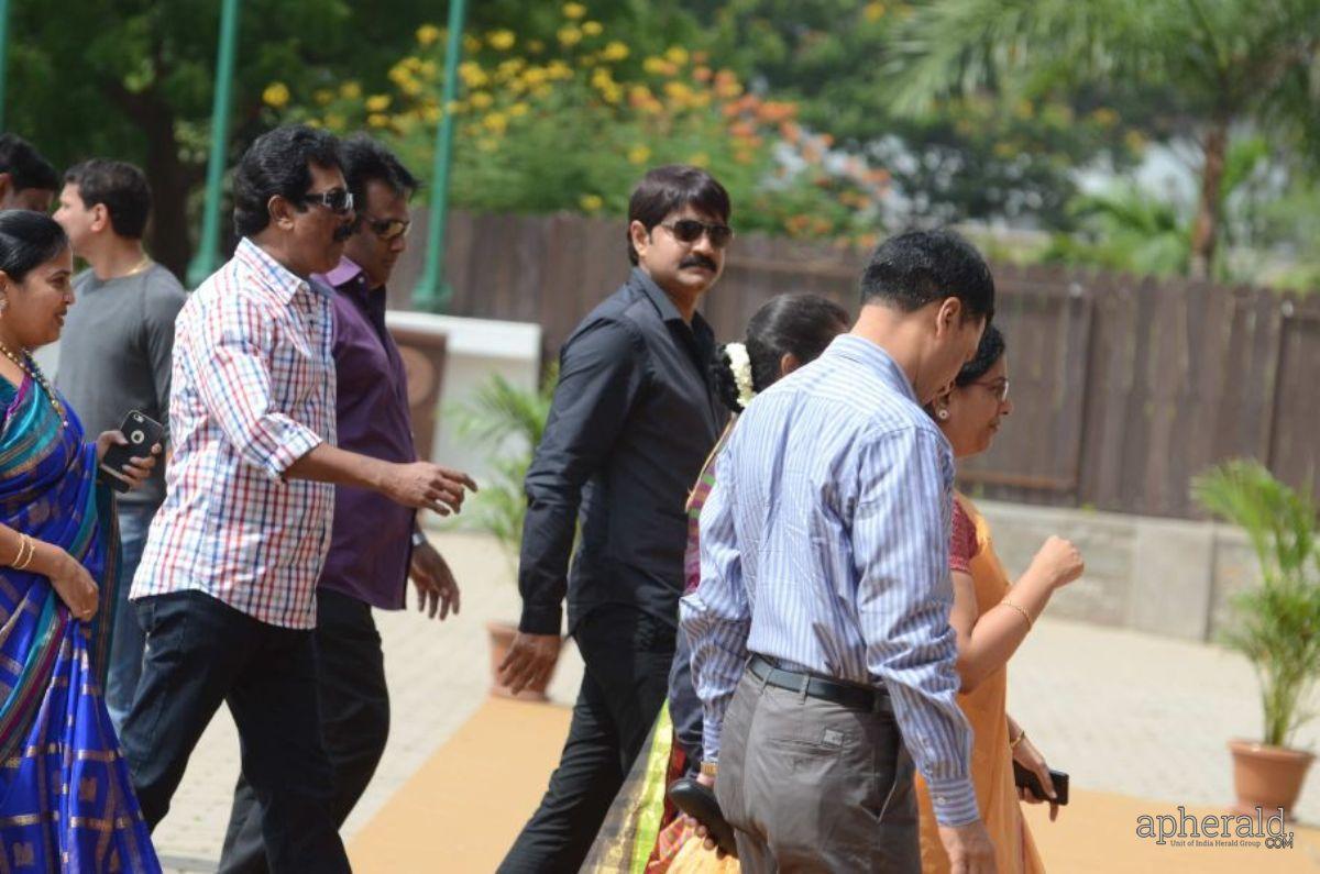 Celebs At Manchu Manoj Wedding