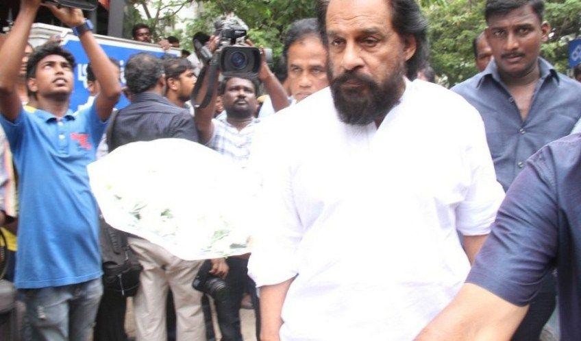 Celebs at MS Viswanathan Condolence Photos