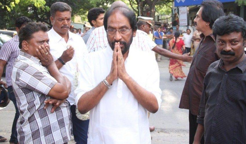Celebs at MS Viswanathan Condolence Photos