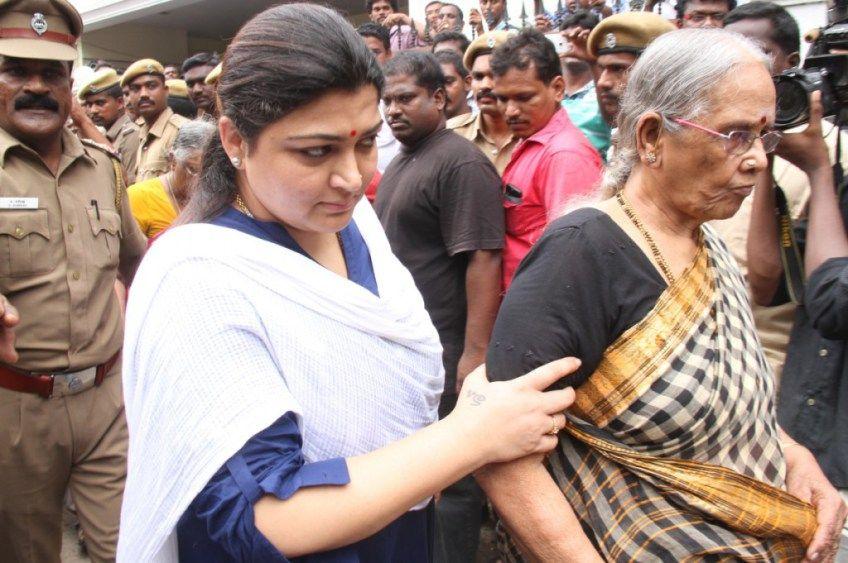 Celebs at MS Viswanathan Condolence Photos