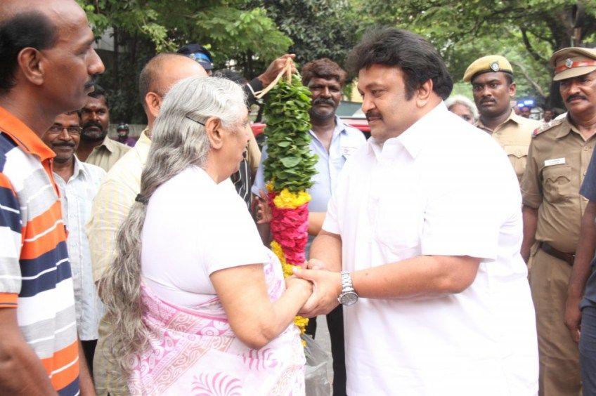 Celebs at MS Viswanathan Condolence Photos