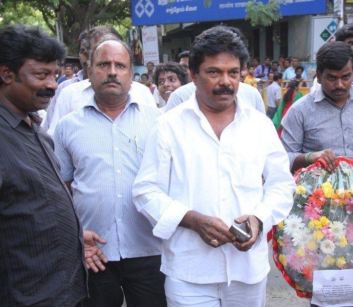 Celebs at MS Viswanathan Condolence Photos