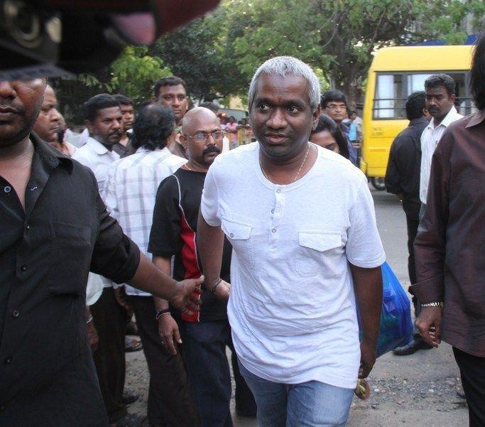 Celebs at MS Viswanathan Condolence Photos