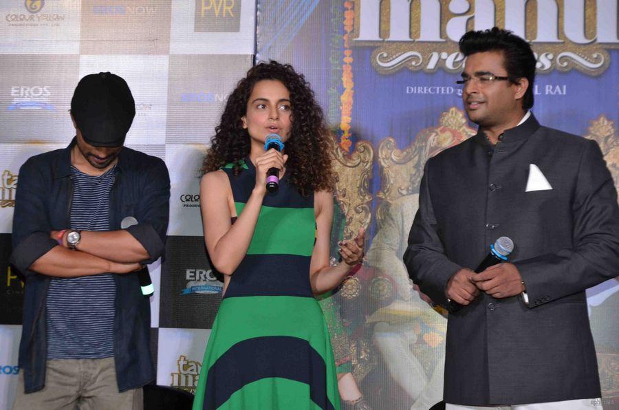 Celebs At Tanu Weds Manu Returns Trailer