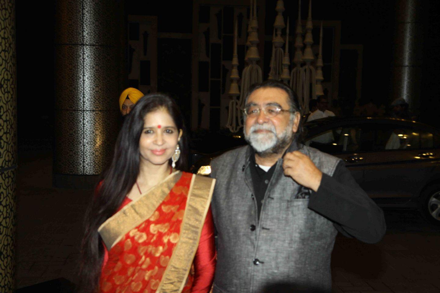 Celebs at wedding reception