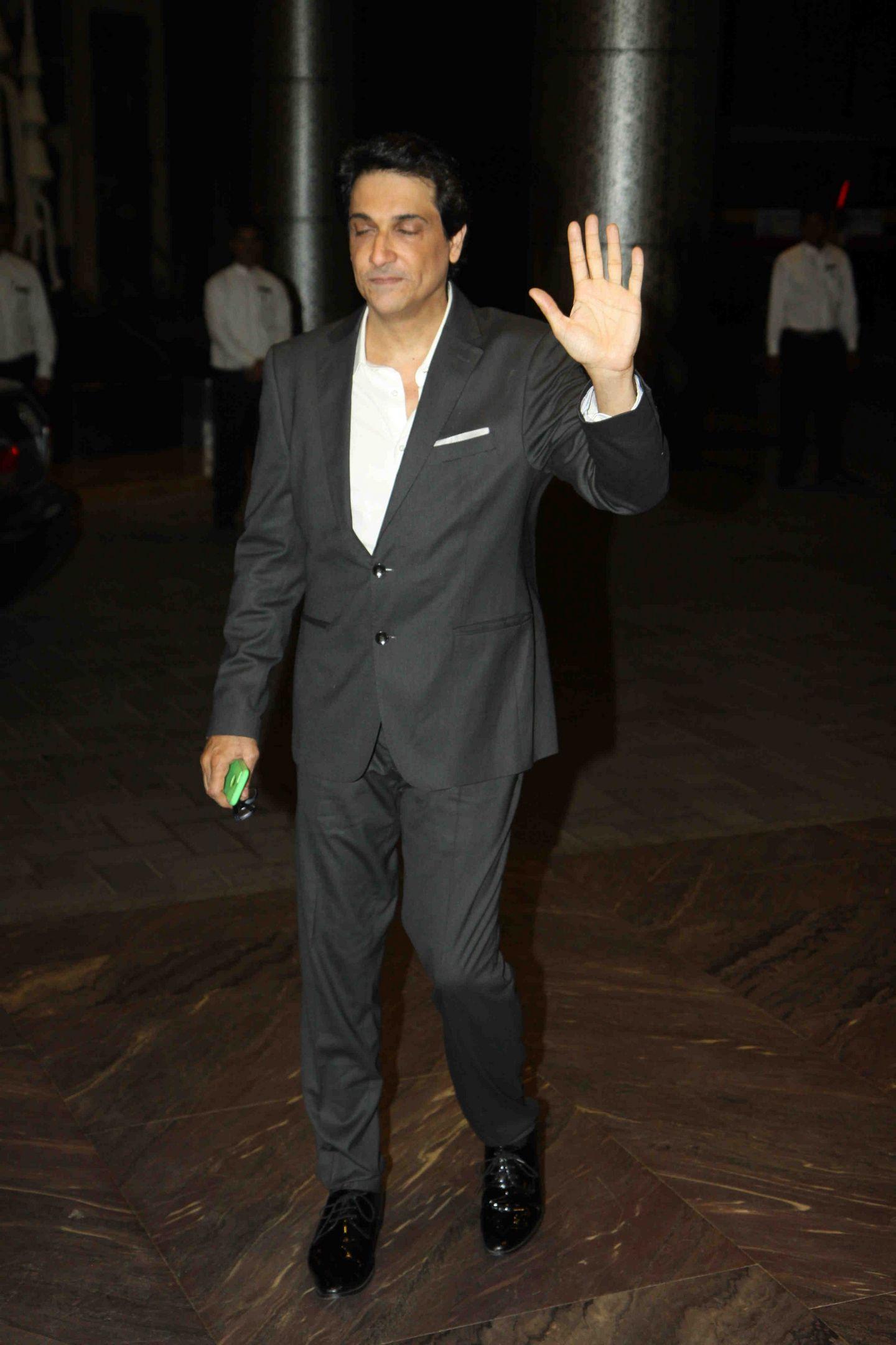 Celebs at wedding reception