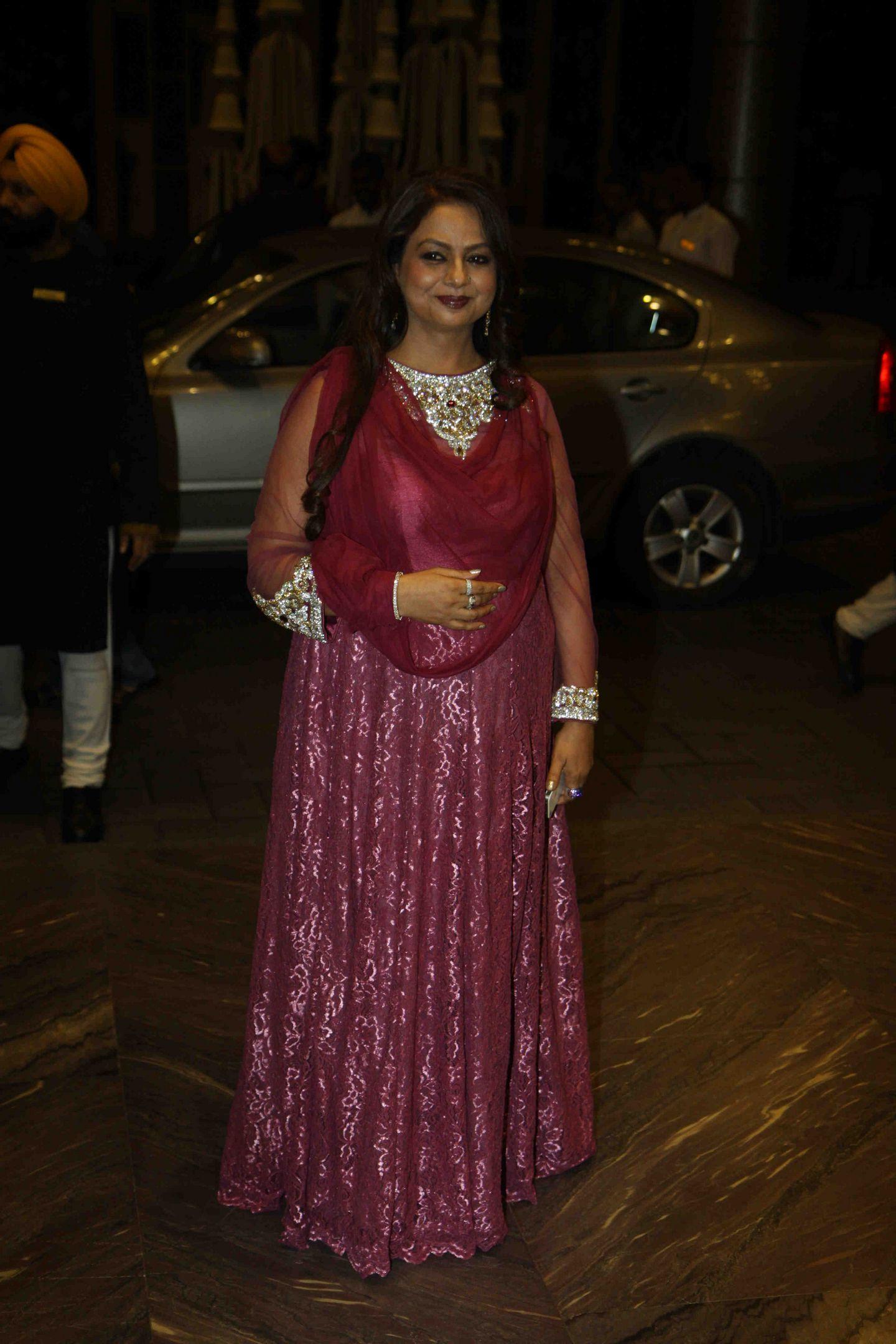 Celebs at wedding reception