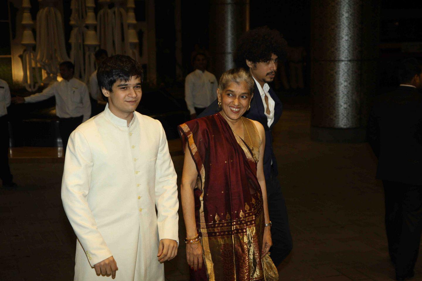 Celebs at wedding reception