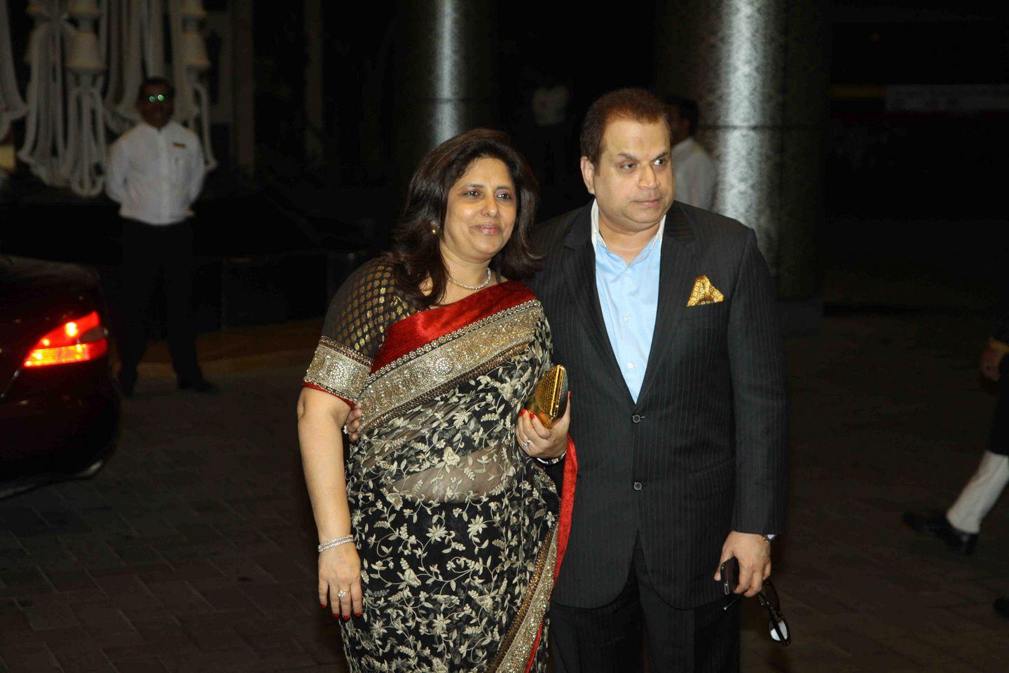 Celebs at wedding reception