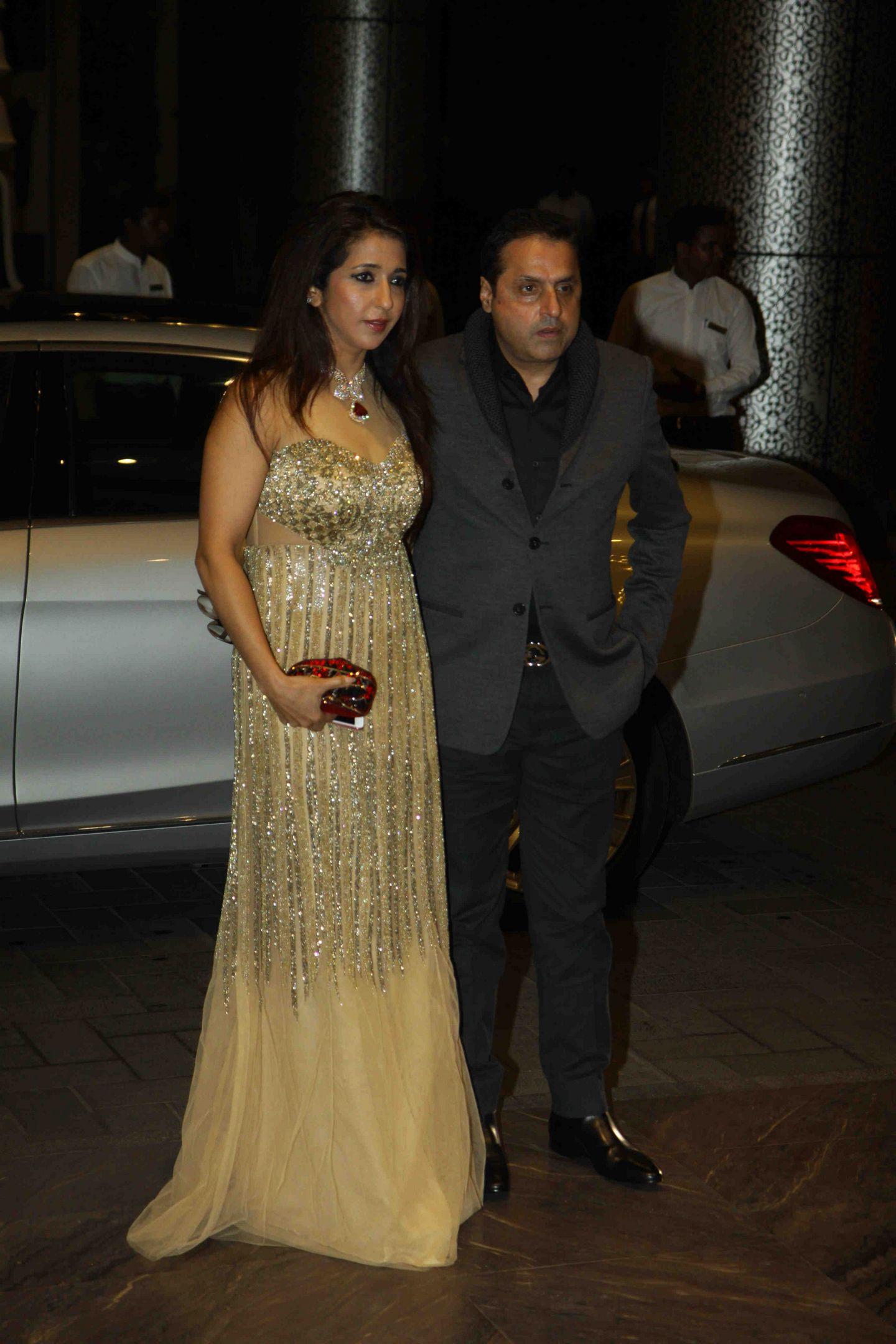 Celebs at wedding reception