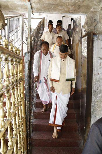 Chandrababu  Grand son Anna Prasana Photos