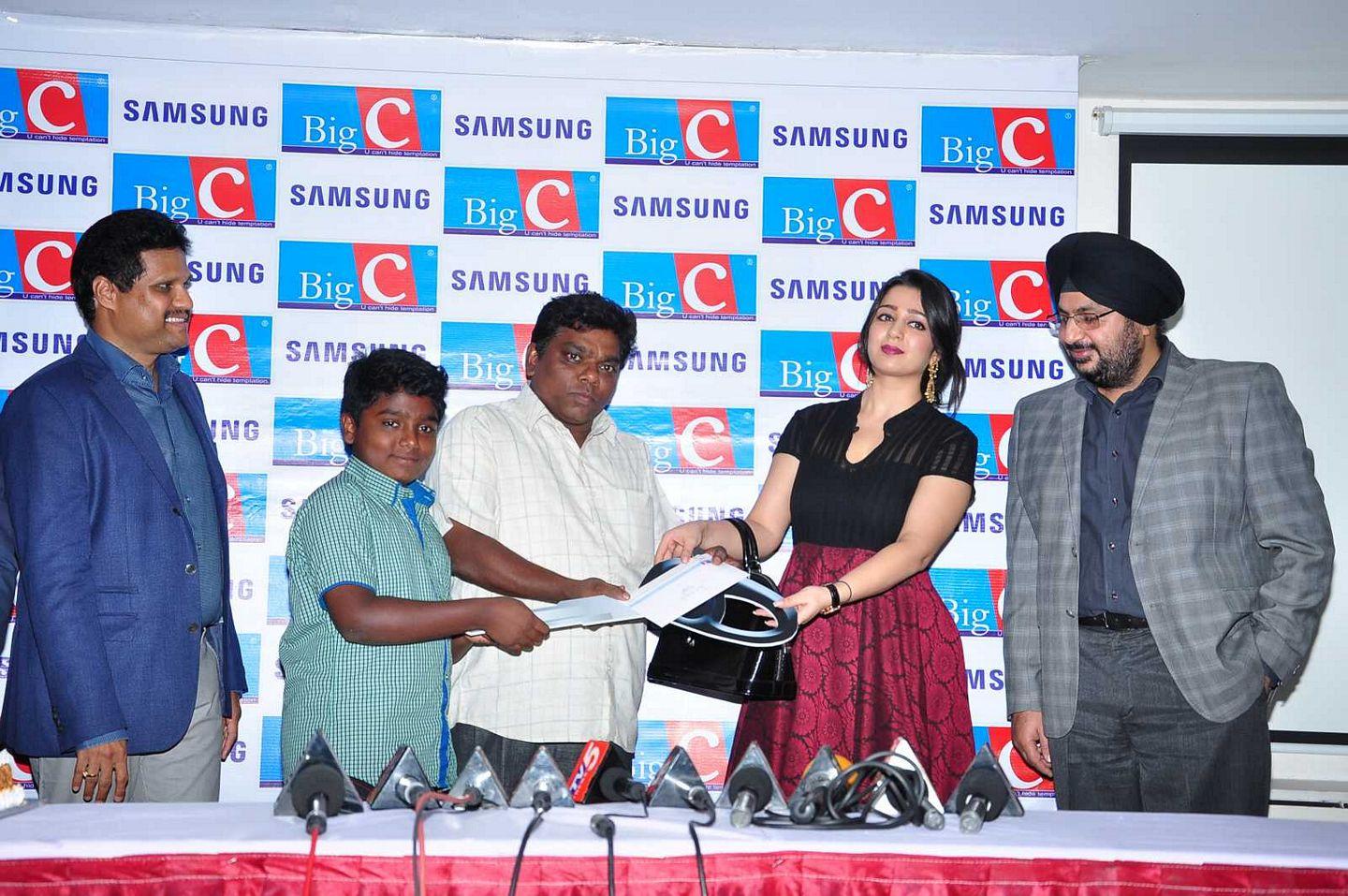 Charmi at Big C Scratch and Win Event