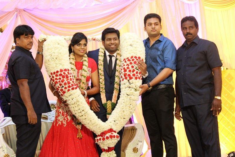 Chinnappa Devar Grandson Wedding Reception Stills