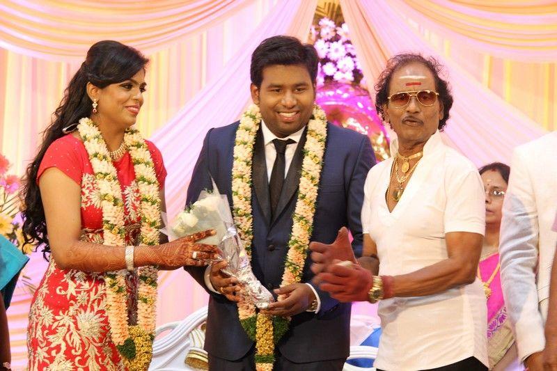 Chinnappa Devar Grandson Wedding Reception Stills