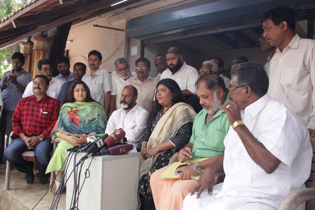 Chinnathirai Producers Association Press Meet Photos