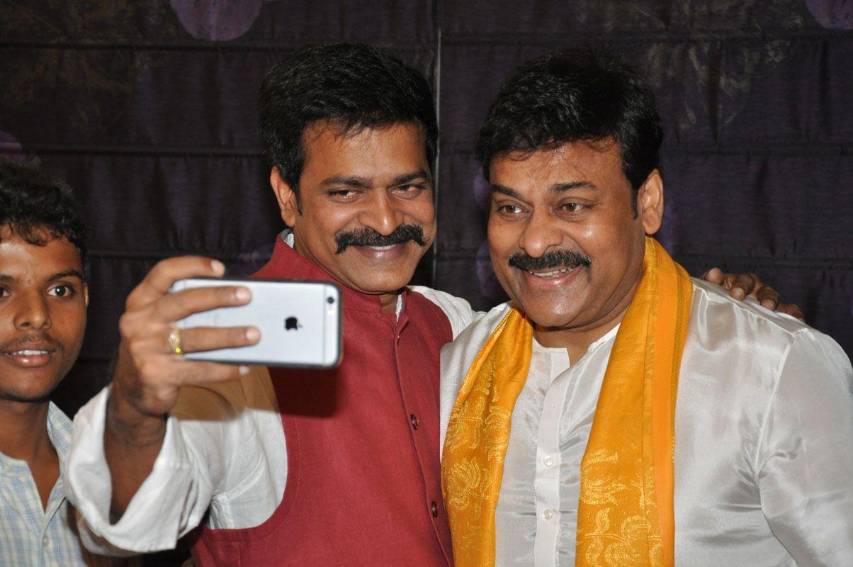 Chiranjeevi Birthday Celebrations at House Photos