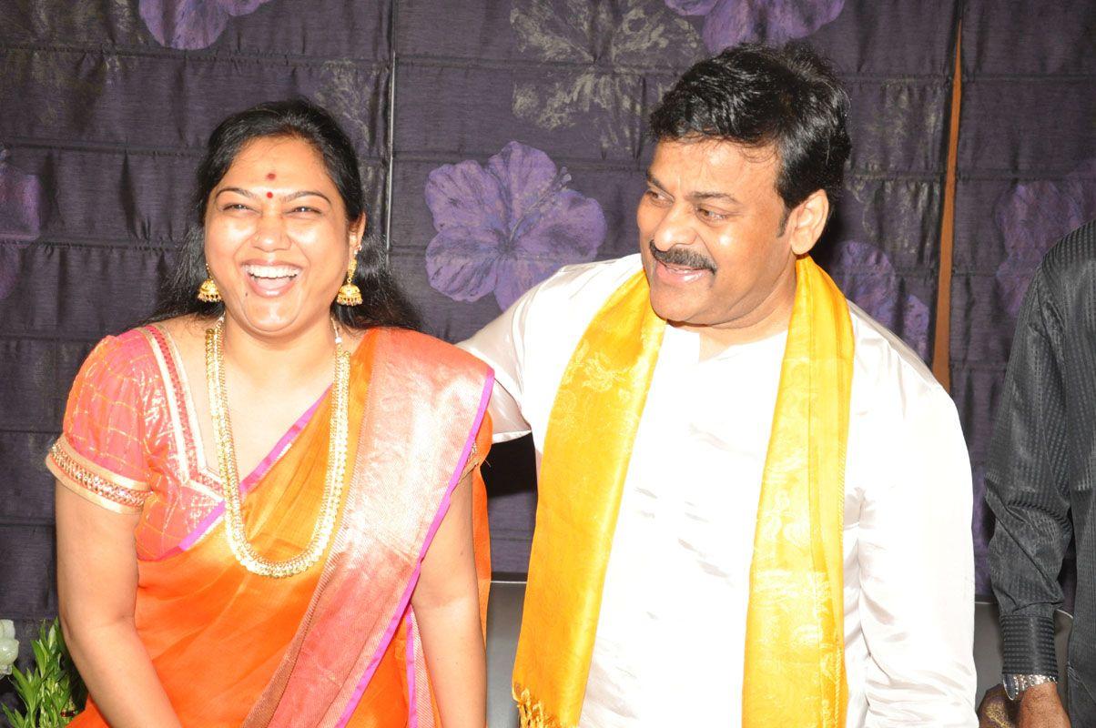 Chiranjeevi Birthday Celebrations at House Photos
