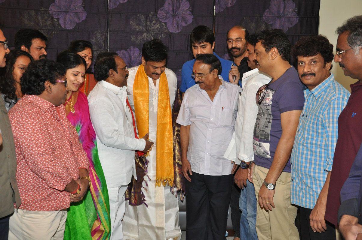 Chiranjeevi Birthday Celebrations at House Photos