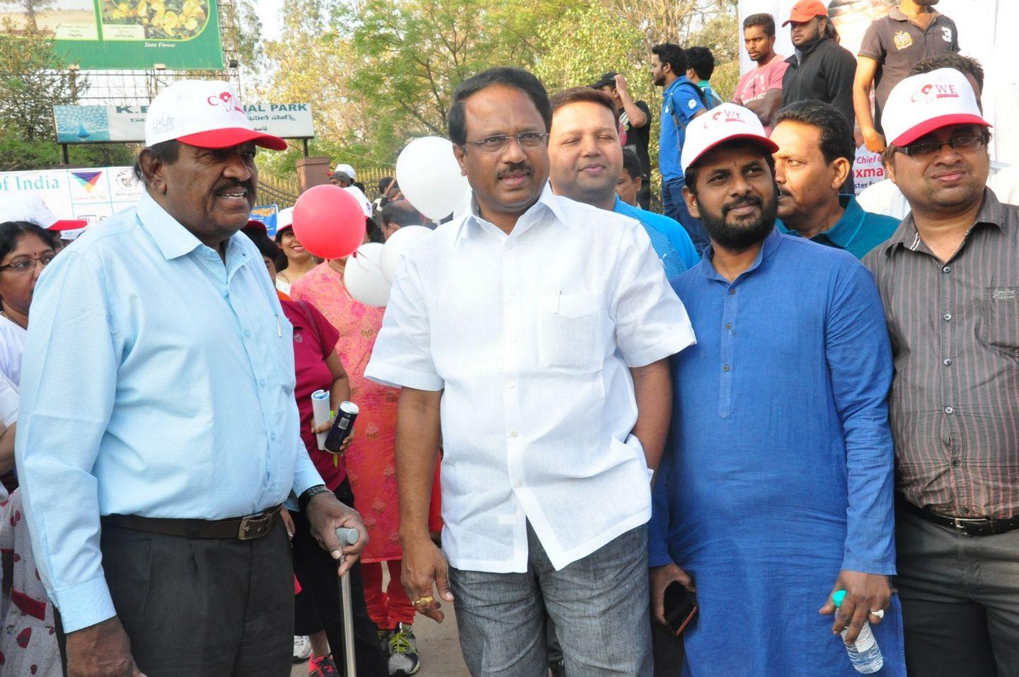 Cowe Walkathon by Health Minister Laxma Reddy Photos