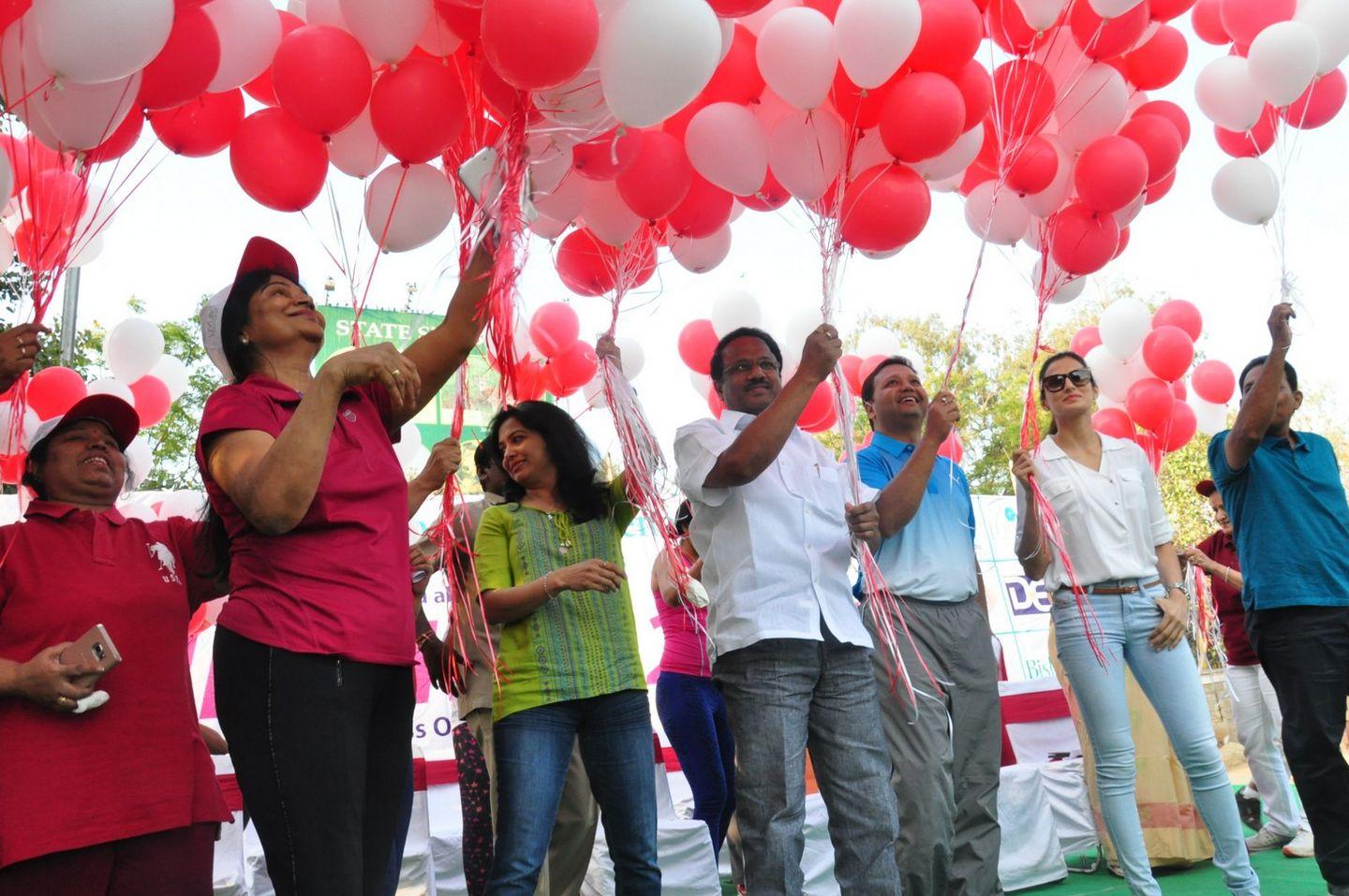 Cowe Walkathon by Health Minister Laxma Reddy Photos