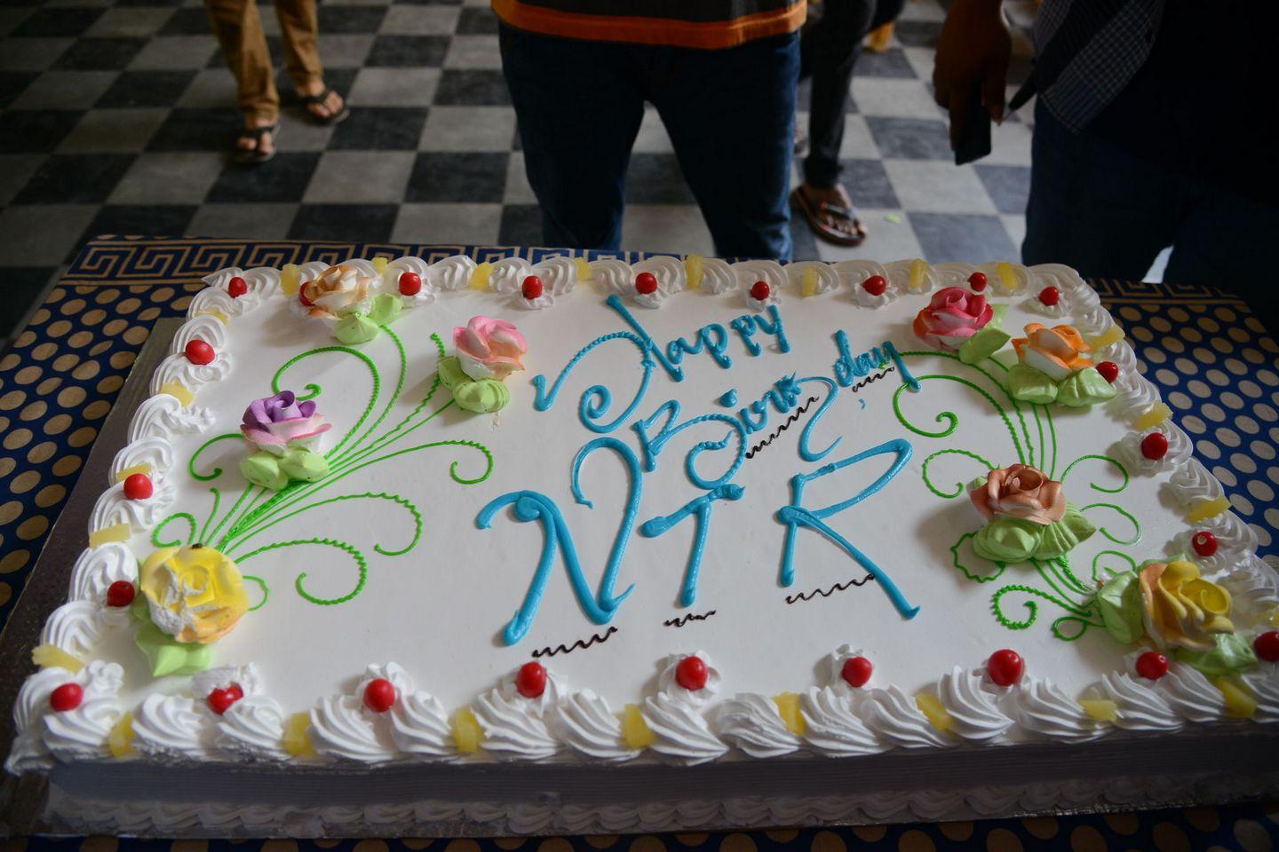 Fans NTR Birthday Celebrations at Don Bosco School Photos