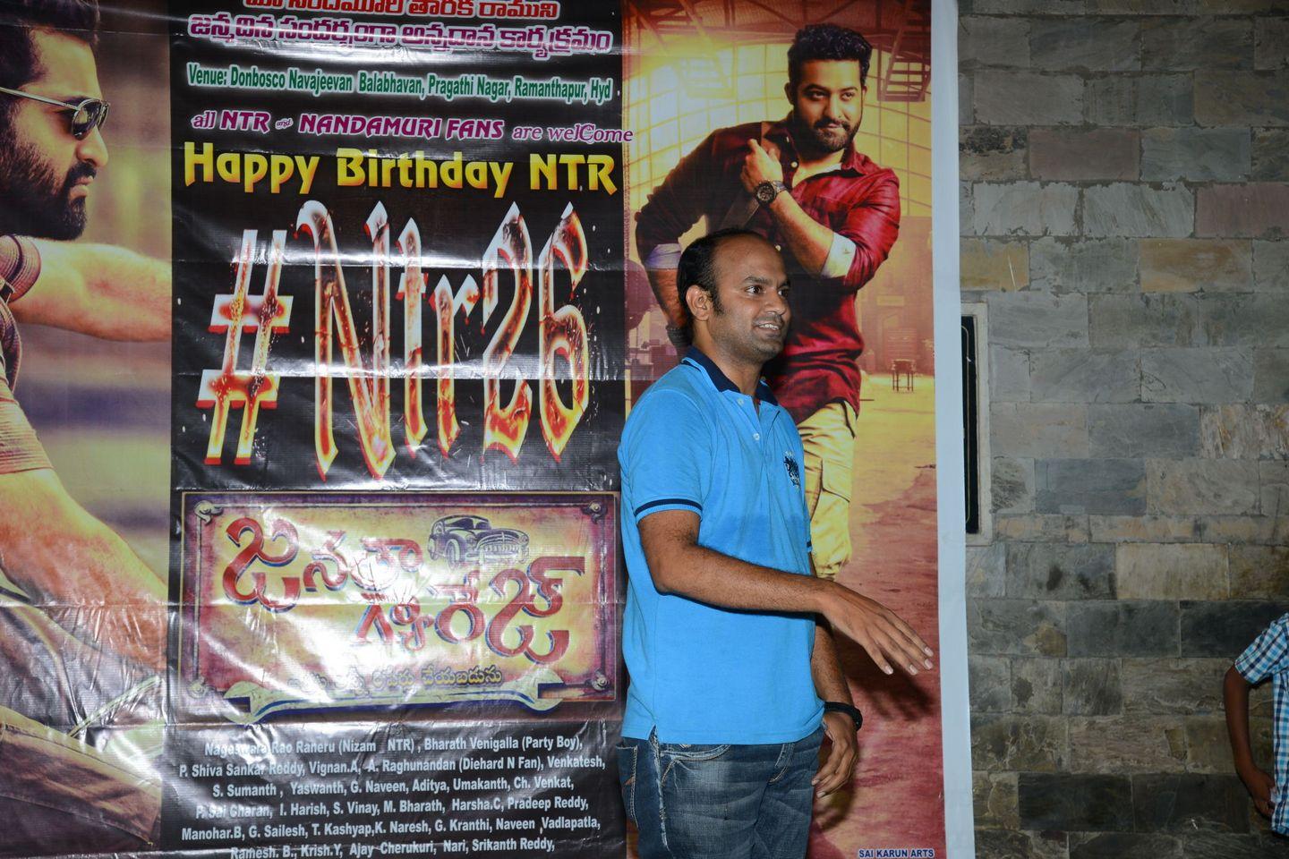 Fans NTR Birthday Celebrations at Don Bosco School Photos