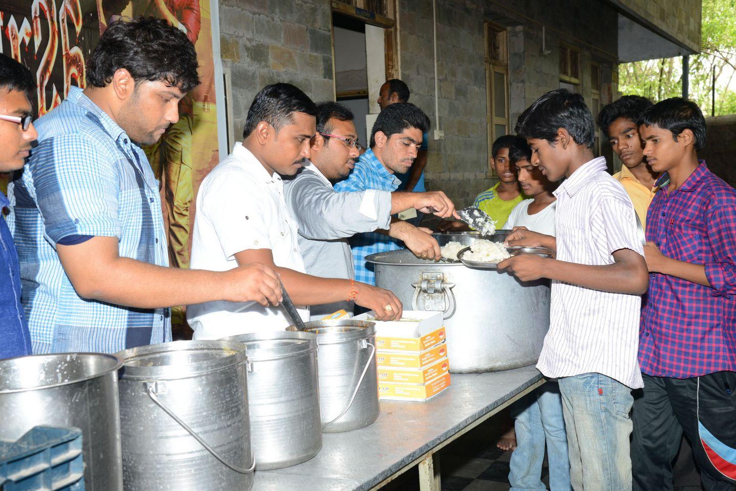 Fans NTR Birthday Celebrations at Don Bosco School Photos