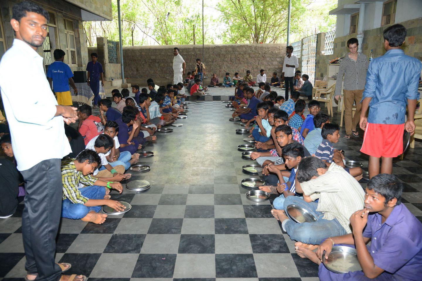 Fans NTR Birthday Celebrations at Don Bosco School Photos